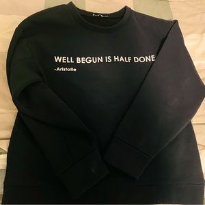 zara basic hoodie with fleece